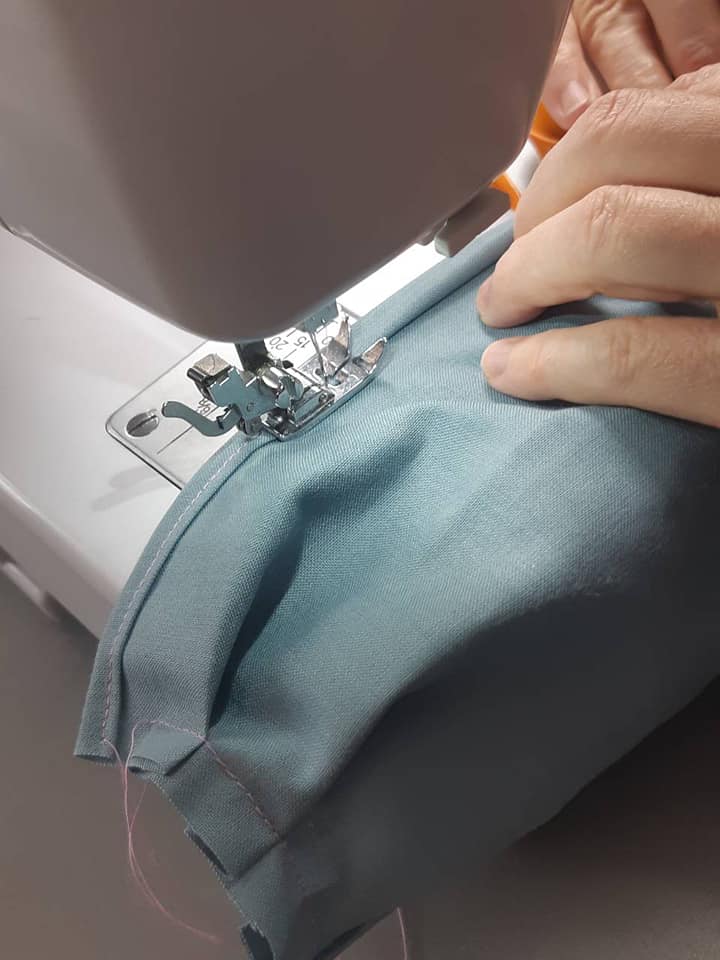 Egyrétegű maszk varrás, kezdőknek is, videó