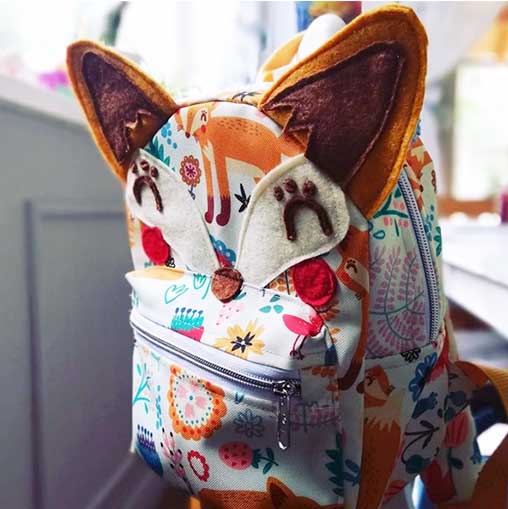 Zsebes hátizsák varrás