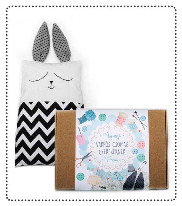 Nyuszi párna varrós csomag Nyuszi párna varrós csomag