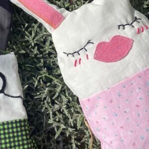 Lány nyuszi párna varrós csomag